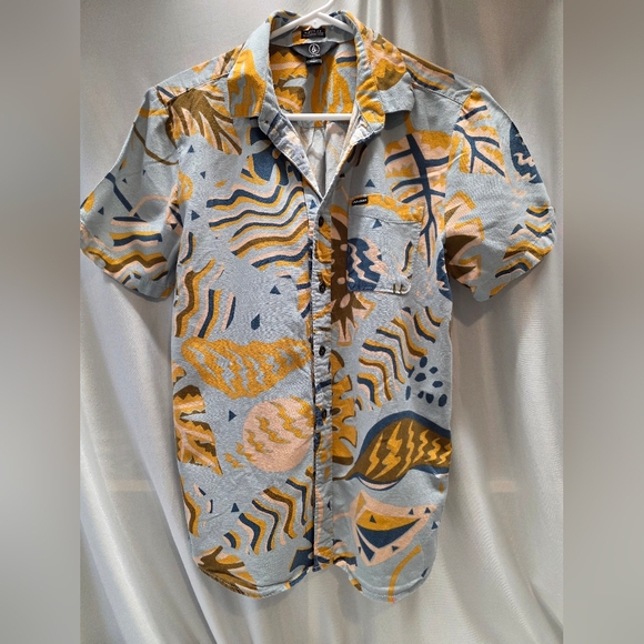 Volcom Multicolor Patterned Men's Shirt - Picture 1 of 4
